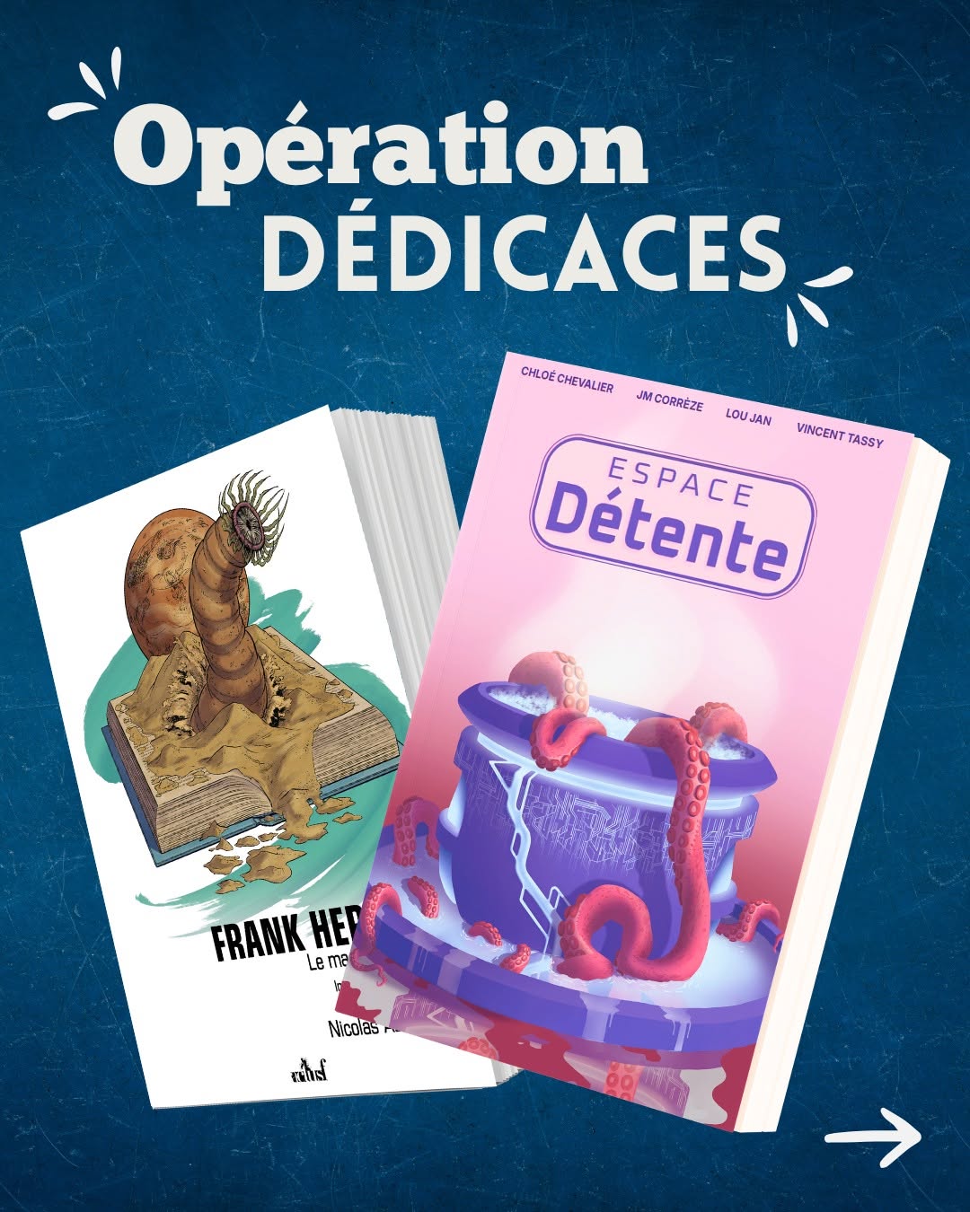 Une double opération dédicace de science-fiction !